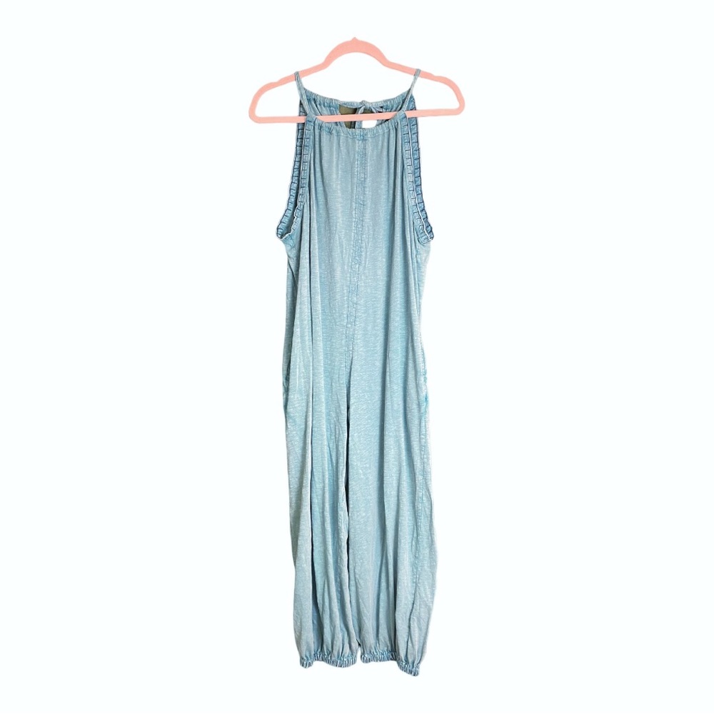 Free People Jumpsuit Romper Onesie Size XS Excellent Condition Soft Blue